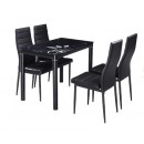 Стол обеденный SIGNAL DAMAR черный 80/60